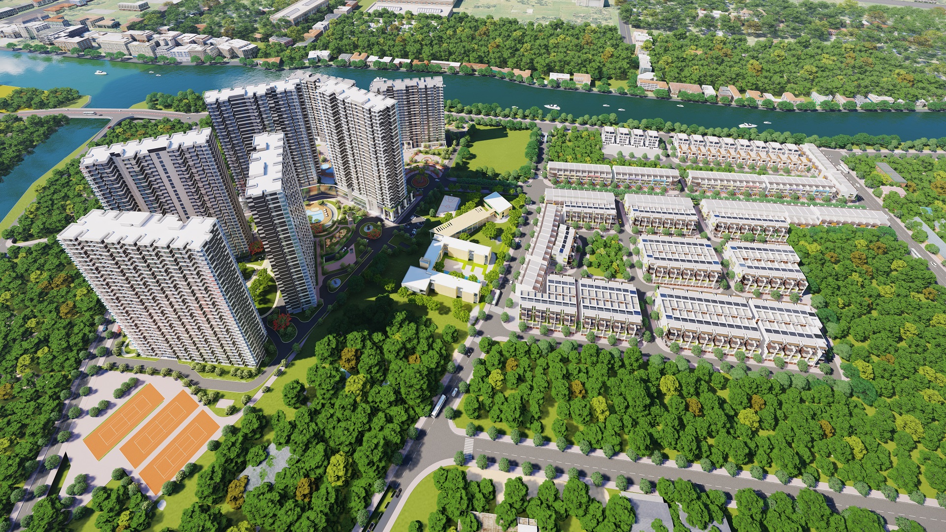 Tan Kien residential and residential social housing & commercial housing Hung Dien